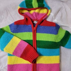 Girls old navy rainbow sweater